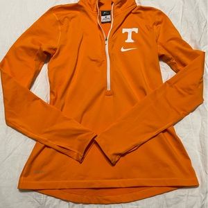 Nike Dri-fit Tennessee Vols fleece-lined zip pull-over